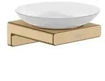 Hansgrohe Seifenschale AddStoris Geb&uuml;rstete Bronze Metall, Keramik 41746140