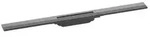 Hansgrohe Duschrinne RainDrain Flex Geb&uuml;rstetes Schwarzchrom Edelstahl 56044340