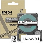 EPSON Schriftband LK LK-6WBJ C53S672064, 24 mm, schwarz auf wei&szlig;, 1 St.