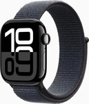 Apple Watch Series 10 42 mm Aluminium (GPS+Cellular) Sport Loop tinte, diamantschwarz