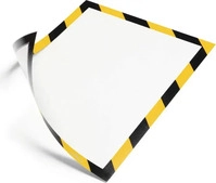 DURABLE Magnetrahmen DURAFRAME MAGNETIC SECURITY A4 gelb A4, 5 St. gelb/schwarz