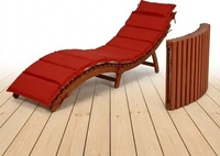 Garden Pleasure Sonnenliege Nassau braun Holz honig