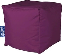 SITTING POINT Cube SCUBA Sitzsack aubergine