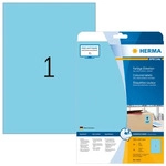 Herma 4423, HERMA Etiketten 4423 blau 210,0 x 297,0 mm, 20 Blatt