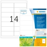 HERMA Etiketten wei&szlig; 99,1 x 38,1 mm, 80 Blatt