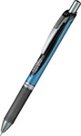 Pentel EnerGel BLN75 Gelschreiber schwarz/blau 0,25 mm, Schreibfarbe: schwarz, 1 St.