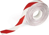 DURABLE Bodenmarkierungsband Duraline Strong 2 Colours rot, wei&szlig; 50,0 mm x 30,0 m