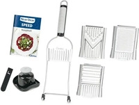 Genius Gem&uuml;seschneider manuell Nicer Dicer Speed, 1 St. silber