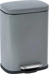WENKO Leno Kosmetikeimer 5,0 l grau, 1 St.