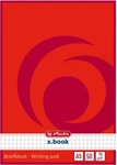 herlitz Briefblock x-book DIN A5 kariert Lineatur 5, 1 St.