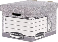 Bankers Box 4470701, Bankers Box grau 33,5 x 40,4 x 29,2 cm, 10 St. Bankers Box