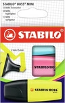 STABILO BOSS MINI Textmarker farbsortiert, 3 St.