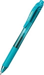 Pentel ENERGEL BL107 Gelschreiber t&uuml;rkis/transparent 0,35 mm, Schreibfarbe: t&uuml;rkis,