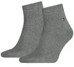 Tommy Hilfiger 2P Men Quarter Sock Grau Gr 39/42 Herren