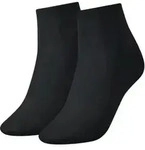 Tommy Hilfiger 2P Women Casual Short Sock Schwarz Gr 35/38 Damen
