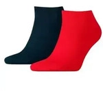 Tommy Hilfiger 2P Men Sneaker Sock Blau/Rot Gr 39/42 Herren