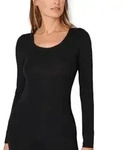 Schiesser Personal Fit Long Sleeve Shirt Schwarz 3XL Damen