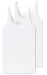 Schiesser 2P 95-5 Organic Cotton Top Wei&szlig; Baumwolle 36 Damen