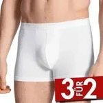 Calida 3P Natural Benefit Boxer Wei&szlig; Baumwolle Large Herren