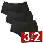 Anita 3P Essentials High Waisted Briefs Schwarz S/M Damen