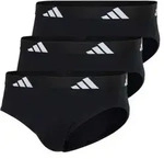 adidas 3P Active Flex Cotton Brief Schwarz Baumwolle Small Herren