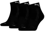 Puma 3P Cushioned Quarter Sock Schwarz Gr 35/38