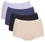 Sloggi 4P Basic Plus Maxi Panty Blau/Lila Baumwolle 40 Damen