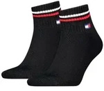 Tommy Men Uni TJ Iconic Quarter Socks 2P Schwarz Gr 35/38