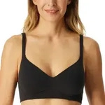Schiesser BH Unique Cotton Soft Bra Schwarz Baumwolle A 70 Damen