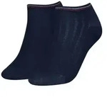 Tommy Hilfiger 2P Women Shine Sneaker Socks Marine Gr 35/38 Damen