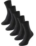 Schiesser 5P Women Socks Schwarz Gr 35/38 Damen