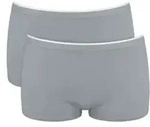 Sloggi 2P GO Sense Shorts Grau Modal Small Damen