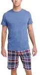 Jockey Night And Day Pyjama Short Sleeve Marine/Rot Large Herren