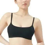 adidas BH Sport Active Essentials Scoop Bralette Schwarz Baumwolle Large Damen