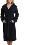Schiesser Essentials Bathrobe With Hood Marine Baumwolle Large Damen