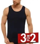 Schiesser Long Life Soft Sleeveless Shirt Dunkelblau Small Herren
