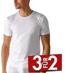 Mey Dry Cotton Crew-Neck Shirt Wei&szlig; Medium Herren