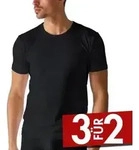 Mey Dry Cotton Crew-Neck Shirt Schwarz Medium Herren