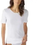 Mey Noblesse T-Shirt Wei&szlig; Baumwolle 42 Damen