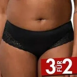 Triumph Amourette Spotlight Hipster Schwarz 40 Damen