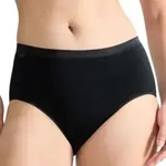 Sloggi Damen Basic Midi Schwarz Baumwolle 48 Damen