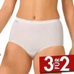 Sloggi 4P Basic Plus Maxi Wei&szlig; Baumwolle 54 Damen