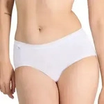 Sloggi Damen Basic Midi Wei&szlig; Baumwolle 44 Damen