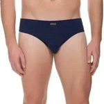 Bruno Banani 2P Check Line 2.0 Sports Brief Marine Polyamid Medium Herren