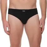 Bruno Banani 2P Check Line 2.0 Sports Brief Schwarz Polyamid Medium Herren