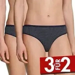 Schiesser 2P Modal Essentials Tai Briefs Dunkelblau 36 Damen