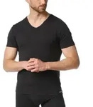 Bruno Banani Check Line 2 0 V-Shirt Schwarz Polyamid X-Large Herren