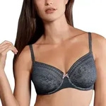 Rosa Faia BH Fleur Underwire Bra Anthrazit Polyamid E 90 Damen