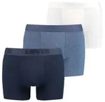 Levis 3P Premium Boxer Wei&szlig;/Marine Baumwolle Small Herren