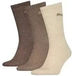 Puma 3P Sport Crew Socks Braun Gr 43/46